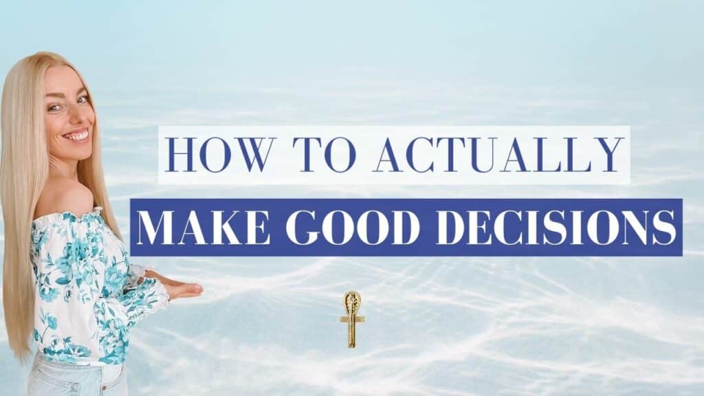 how to make decisions for yourself that you won't regret