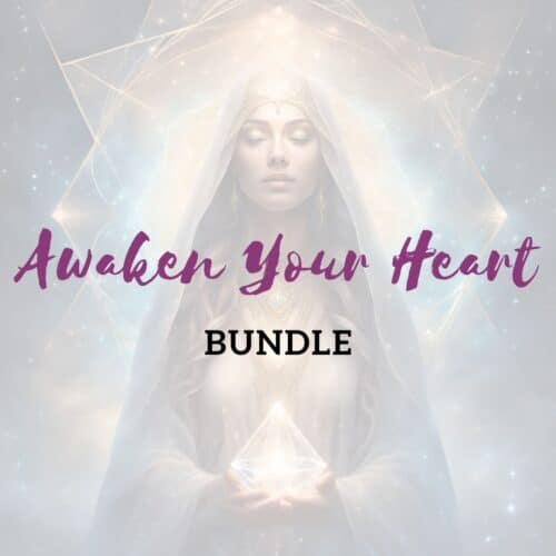 a priestess with an awakened heart chakra